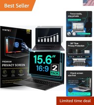 Vintez 15.6” Diagonal Privacy Screen Filters - Secure and Eye-Friendly S... - €55,65 EUR