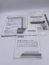 Lot Of 3 Vcr And Vcr Dvd Combo Owners Manuals Only Panasonic, Sylvania, Emerson - £9.62 GBP
