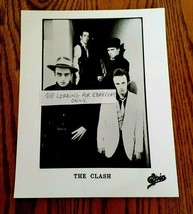 The Clash Vintage Promotional Black&amp; White 8X10 Inches Glossy Photo!! Rare!! - £6.04 GBP