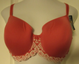 Wacoal Embrace lace Underwire bra size 38DD Style 853191 Coral (631) - $28.66