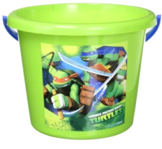 Halloween Teenage Mutant Ninja Turtles Pail Plastic Bucket - £5.94 GBP