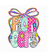 Pioneers Mascot Coquette Bow PNG, Funky Leopard Letters PNG, School Spir... - €2,13 EUR