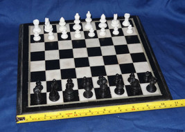 11&quot;&quot; Black Marble Chess, Black &amp; White Board, Decorations...-
show origi... - £279.01 GBP