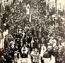 Paris France Notre Dame Deliverance Feast Parade 1914 WW1 #2 Postcard PC... - $19.99