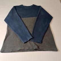 Consensus Sportswear Men&#39;s Gray &amp; Blue Cotton Sweatshirt Long Sleeve Siz... - €11,26 EUR