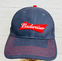 Budweiser Beer Bowtie Baseball Hat Cap Adjustable Embroidered Drink - £27.56 GBP