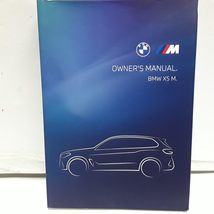 Factory Original 2022 BMW X5 M Owners Manual [Paperback] Auto Manuals - $122.49