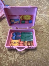 FISHER PRICE Loving Family Dollhouse PINK SUITCASE LUGGAGE for Doll Opens - £7.85 GBP