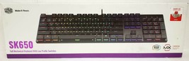 Cooler Master - SK650 Wired Gaming Mechanical CHERRY MX Low Profile RGB Switch - £69.34 GBP
