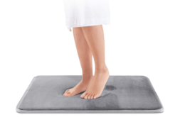 Super Water Absorbent Soft Memory Foam Bath Mat Non-Slip Bathroom Shower Rug - £8.43 GBP