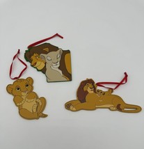 Vintage Disney Lion King Wooden Christmas Ornament Kurt Adler Baby Simba... - $23.38