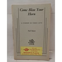 Come Blow Your Horn Neil Simon Playbook Book 1961 Samuel French inc - £7.91 GBP