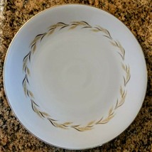 Harmony House Chop Plate 14&quot; Wheat Garland Gold Rim VTG Platter Porcelai... - £15.56 GBP