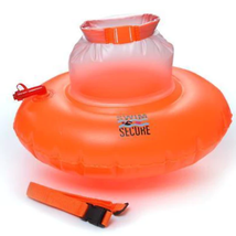 Swim Secure Tow Donut | High-Visibility Tow float Swim Buoy | Integrated Dry Bag - £27.17 GBP