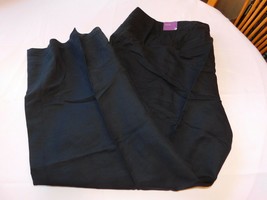 Lane Bryant Women&#39;s Ladies Slacks Pants Classic Trouser Black Size 26 NWT - £24.52 GBP