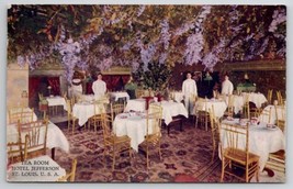 Tea Room Hotel Jefferson St Louis Missouri Postcard X22 - £5.43 GBP
