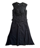 Vtg Black Lace Fit &amp; Flare Dress 6 Whimsigoth Witchy Vamp Cocktail Goth ... - $824.48 MXN
