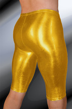 Thunderbox Nylon Spandex Chrome Gold Jammer Shorts  S, M, L, XL - $35.00