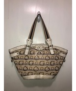 Guess Bling Logo Large Tote Handbag Purse Magnetic Snap Close - $29.69
