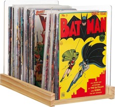 Comic Book Holder Stand Display Storage Shelf Plastic Organizer Graded H... - £49.95 GBP