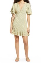 $80 Billabong x The Salty Blonde In Bloom Floral A-Line Dress Beige Size Large - £14.73 GBP