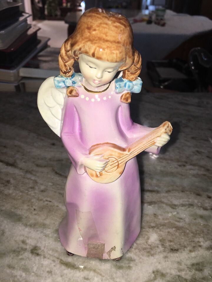 Dickson Figurine 5&quot; Angel -RARE VINTAGE-SHIPS N 24 HOURS - $41.98