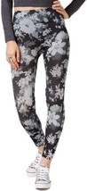 First Looks Womens Floral Tonal Seamless Leggings size Large/X-Large Color Black - £23.77 GBP