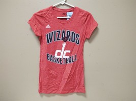 New Washington Wizards NBA Adidas Tip-Off Tee Shirt Size Small Womens Red B227W - £7.45 GBP