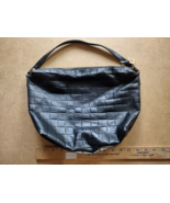 Giorgia Milani Black Soft Leather Lightweight Handbag Made In Italy EUC - £27.22 GBP