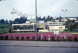 1968 Swiss School Exterior Street View Road to Uri Switzerland Ektachrome Slide - £2.71 GBP