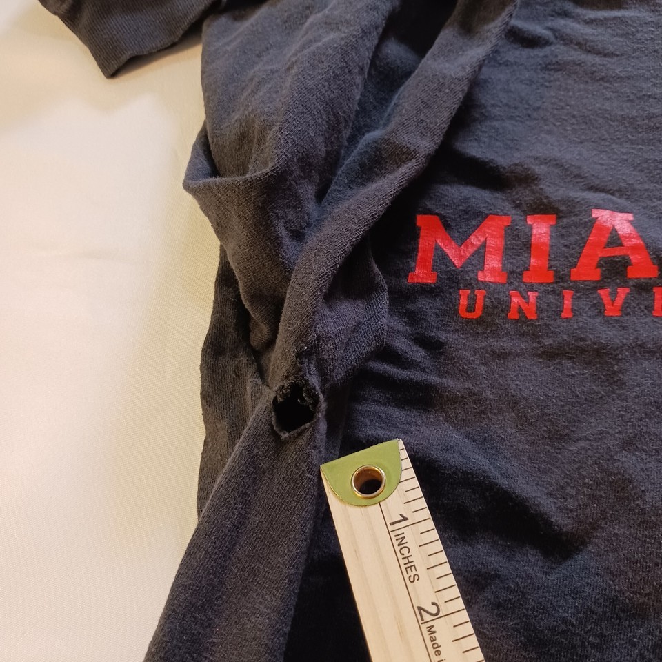 Champion Authentic MiamiAlumni University Of Miami Men's Cotton T-Shirt Size M Item image 3