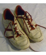 DISCONTINUED VINTAGE AMERICAN EAGLE SHOES WOMEN&#39;S WHITE RED SIZE 8.5 - $28.69 CAD