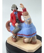 Vintage 1985  Willett’s Clown &amp; Horse Ceramic Figurine 5&quot; Cheri Alderman... - $31.58 CAD