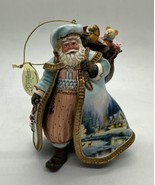 Thomas Kinkade “Woodland Christmas Santa” Ornament 2003 BROKEN Toy in Bag - $9.89