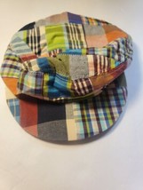 Boys Baby Gap Toddler Newsboy Driving Hat Plaid 12-18 Mo From 2002 - £18.36 GBP