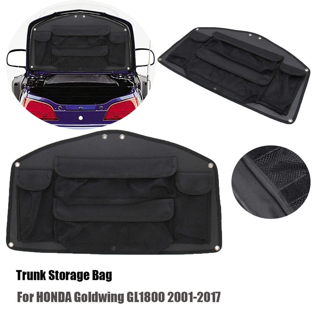 Motorcycle Trunk Lid Organizer Tool Bags Case    WING GL1800 wing GL 180... - £497.52 GBP
