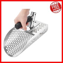 Versatile Stainless Steel Sand Scoop with Ergonomic Handle for Treasure ... - $35.63