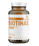 Ecosh Bioactive Biotin 5000 µg 90 capsules - £30.59 GBP