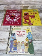 A Little Golden Book Elmo Sesame Street Books Lot Of 3 - £5.94 GBP