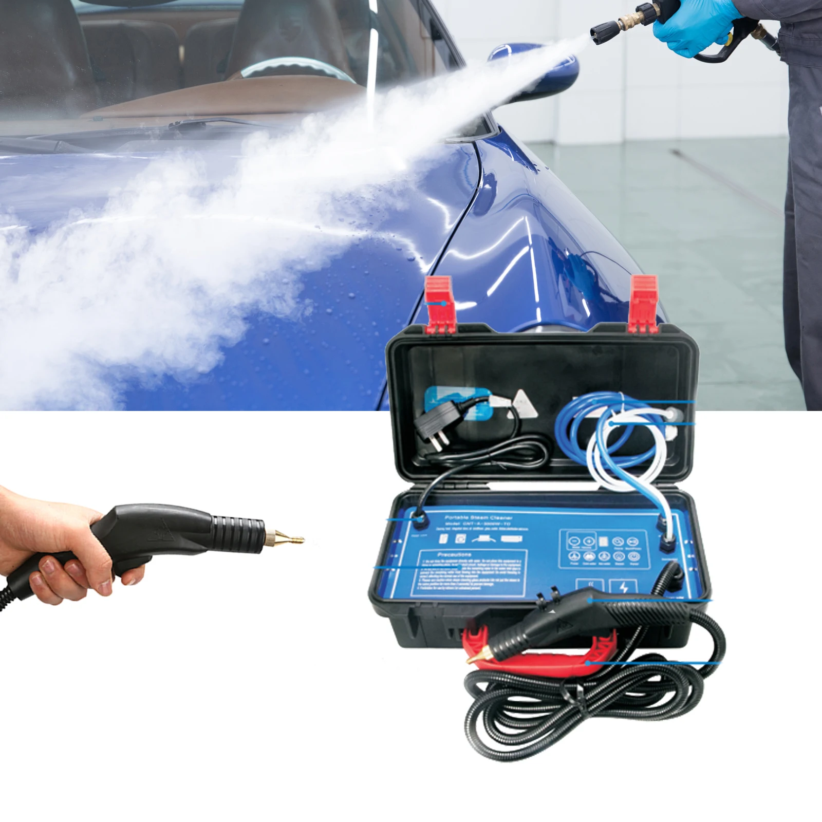 Professional home car wash machine car use cleaning steamer portable pre... - $431.29