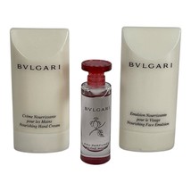 Bvlgari Au thé Rouge Eau De Cologne Splash Mini 0.17 fl oz Travel Set New - $692.16 MXN