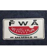 FWA Farm War Alliance MEMBER metal Watermelon License Plate - €16,87 EUR