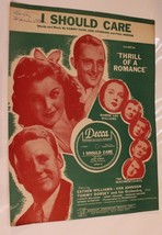Vintage I Should Care Sheet Music Van Johnson Tommy Dorsey 1944 - $3.95