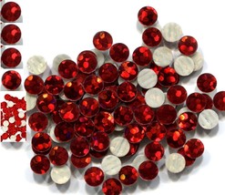 HOLOGRAM SPANGLES Hot Fix RED  Iron on  3mm   2 gross  288 pieces - £3.90 GBP