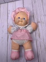 E Vintage 1994 Fisher Price PUFFALUMP Rattle Baby Doll 1211 1212 Pink White Rare - £42.82 GBP