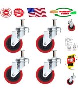 4-Pack 2.5&quot; Caster Wheels with 100 lbs Capacity - Ideal for Furniture &amp; ... - $664.49 MXN