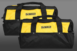 DeWalt Heavy Duty Tool Bag for Power Tools 18inch Bag Yellow and Black 2 Pack - £60.29 GBP