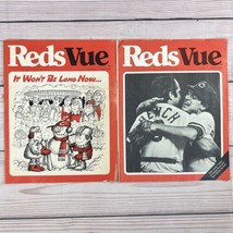 VTG Cincinnati REDS VUE Magazine Lot of 2 Johnny Bench 1979 Vol 2 No 1 1... - $13.90