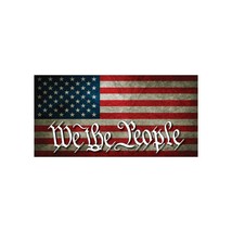 WE THE PEOPLE US Design 2 Flag Vinyl Decal Sticker America USA Car Windo... - $5.89+