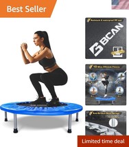 Upgrade Your Workout: 40&quot; Rebounder Trampoline - Max Load 440lbs Safety Pad - $83.99